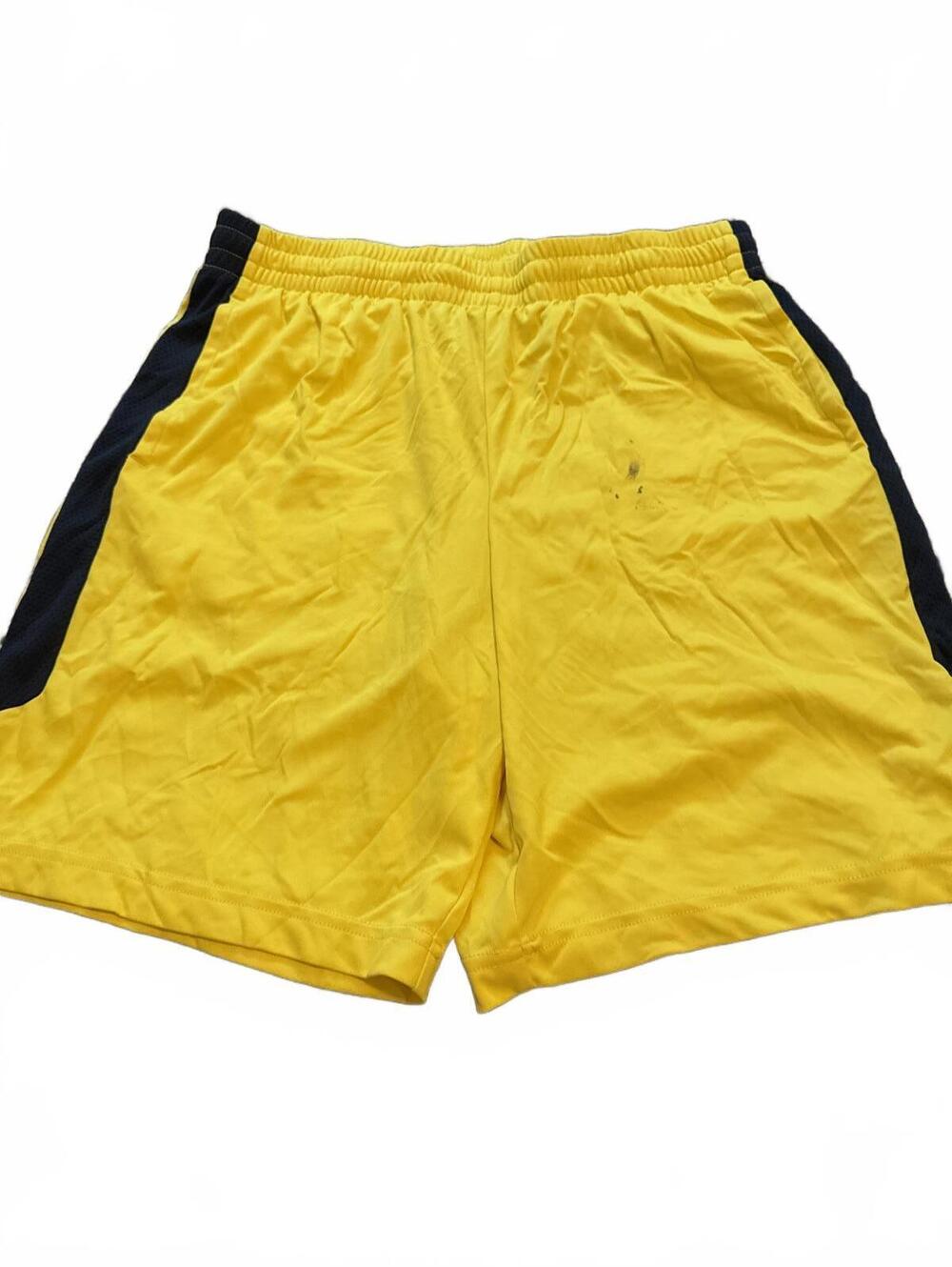 TEK GEAR Kids Yellow Black Athletic Shorts XL Husky - Dry Tek Comfort Fit